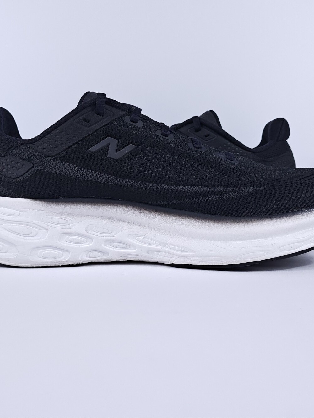 New Balance 1080 v13 Mens 12.5 Wide 2E Max Cushion Road Running Shoes Black - Picture 10 of 16